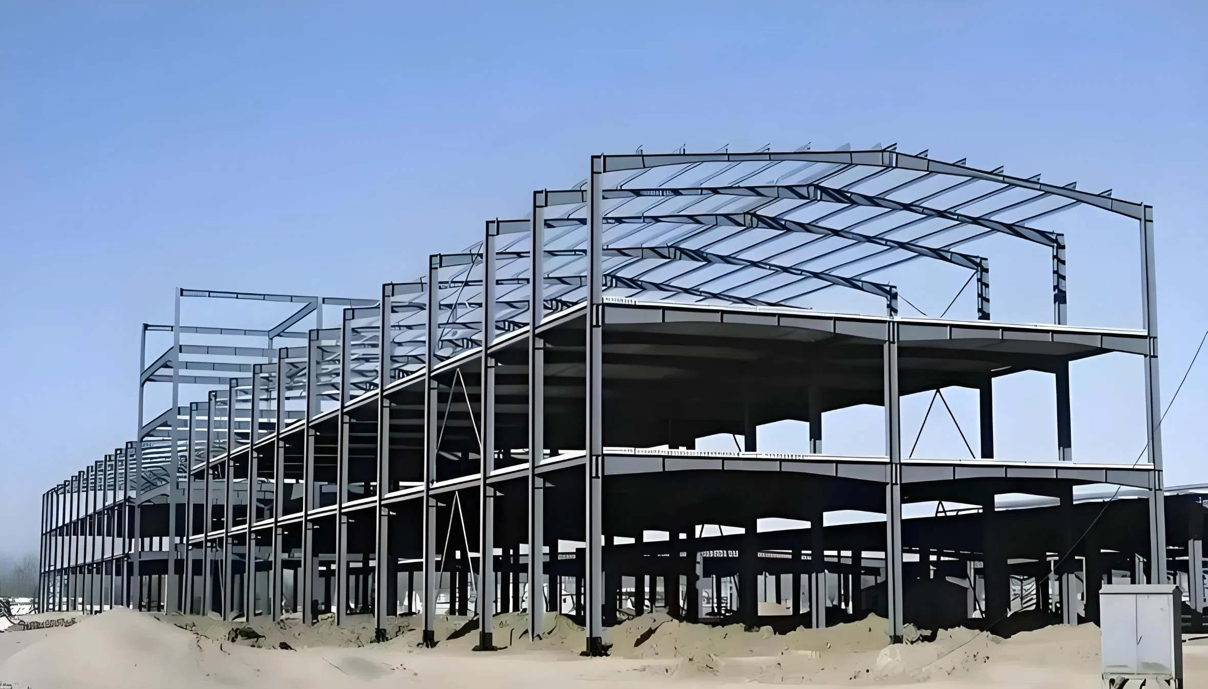 Innovative Design & Rapid Manufacturing Anti-Rust Earthquake Resistant Steel Structure Frame for Steel Structure Building