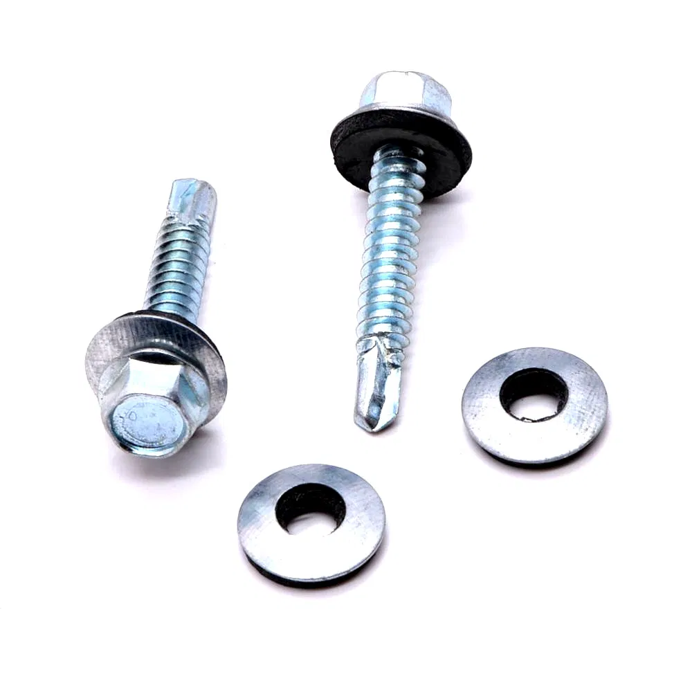 Hex Washer Head Self Drilling Tapping Metal Screw with Washer