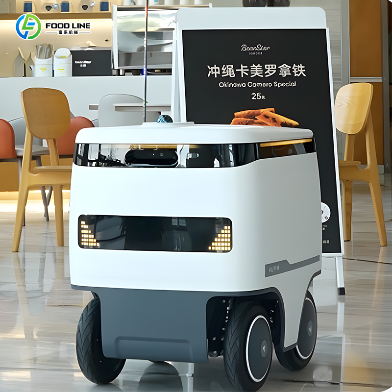All-Weather Smart Artificial Intelligence Automatic Navigation Food Delivery Service Robot