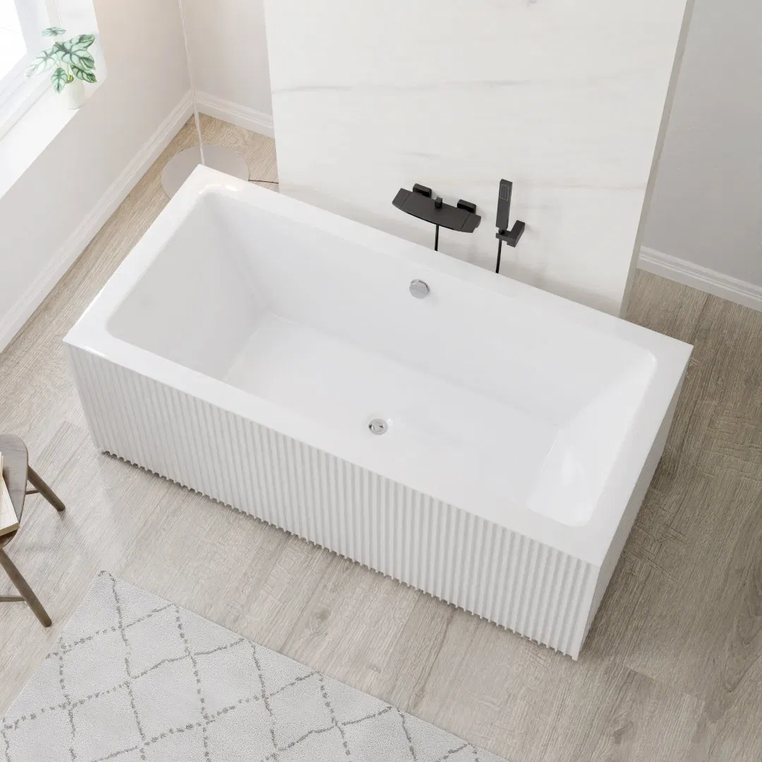 Акриловая ванна для замачивания с полосатым дизайном