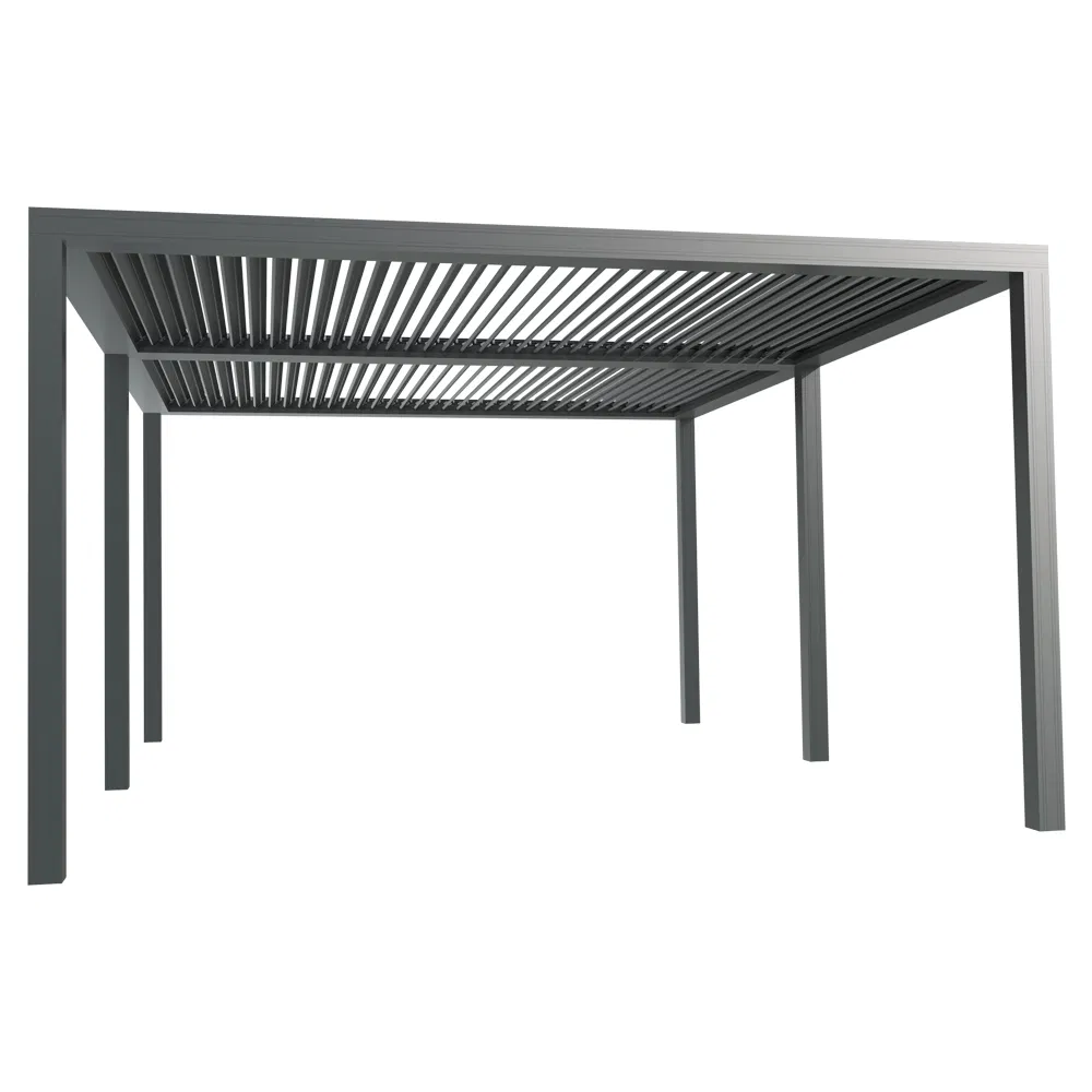 Rainproof Modern Design Aluminum Awning and Louver Roof Pergola