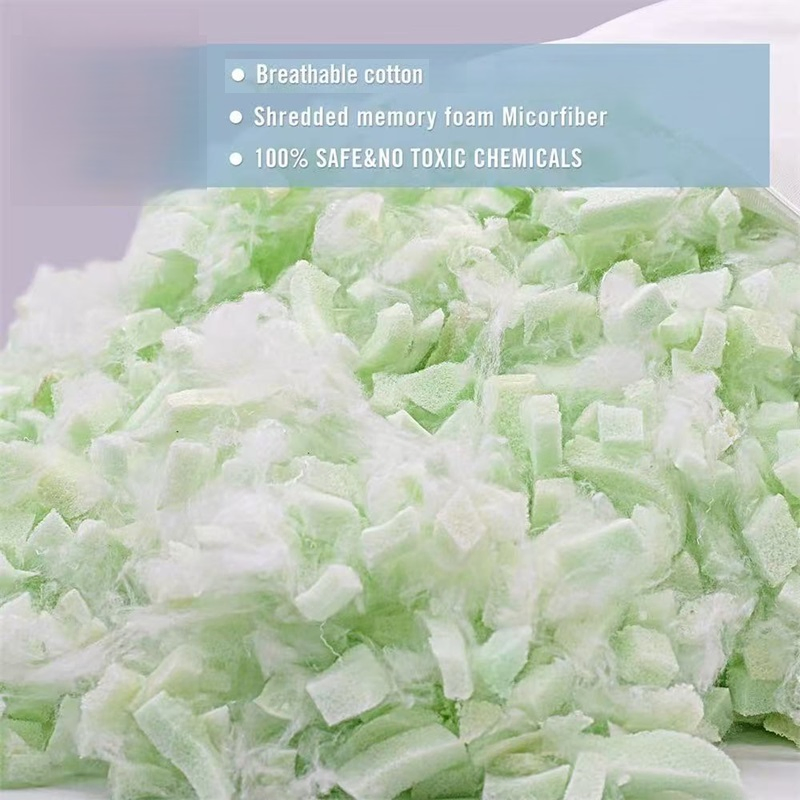 3D Friendly Bamboo Cooling Cover Memory Foam Pillows for All Sleep Positions