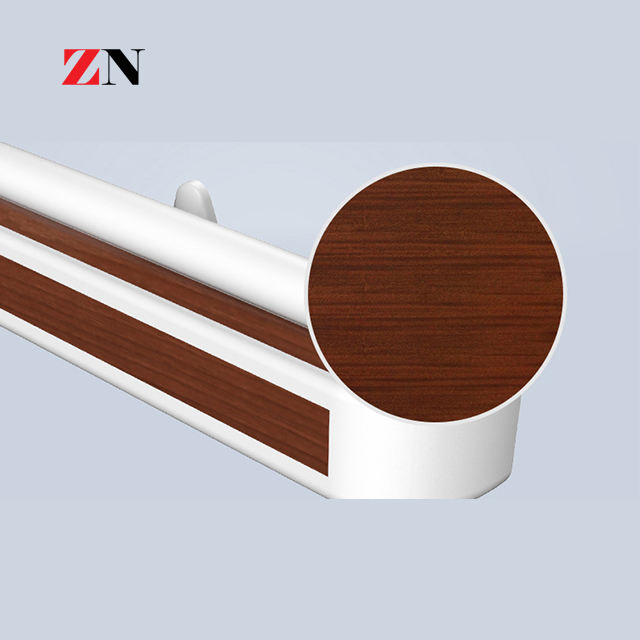 Railings and Handrails Hospital 159mm Anti Collision Aluminium and PVC Material