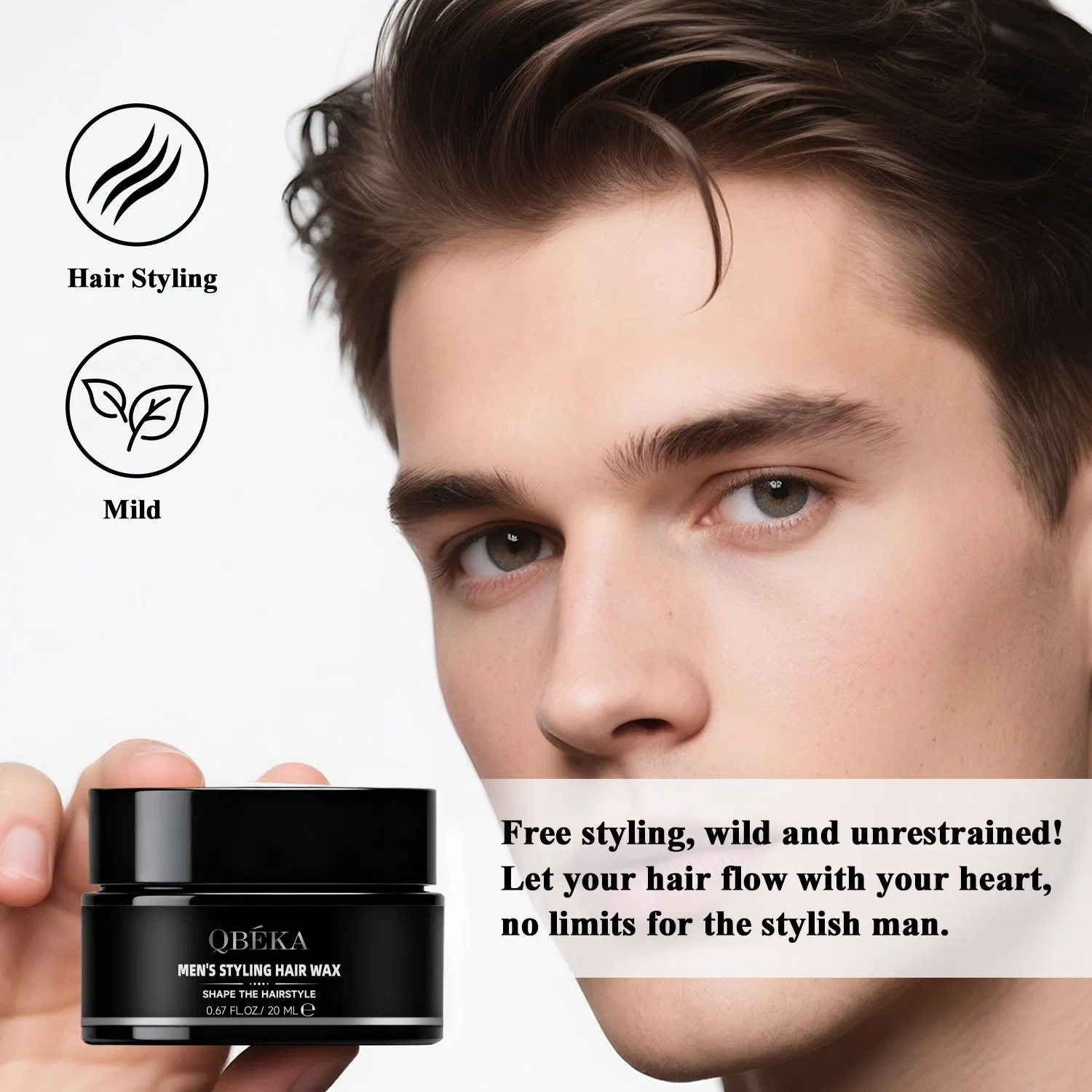 Professional Strong Hold Hair Wax for Natural Styles