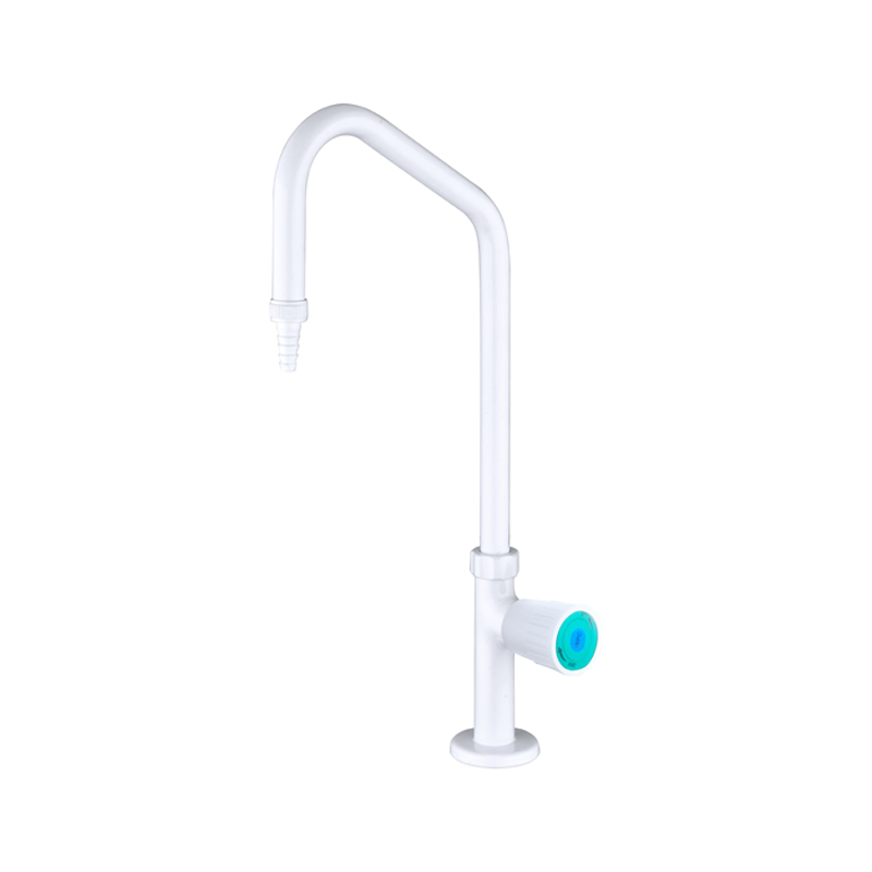 Лабораторный кран с водопадом, однорычажный