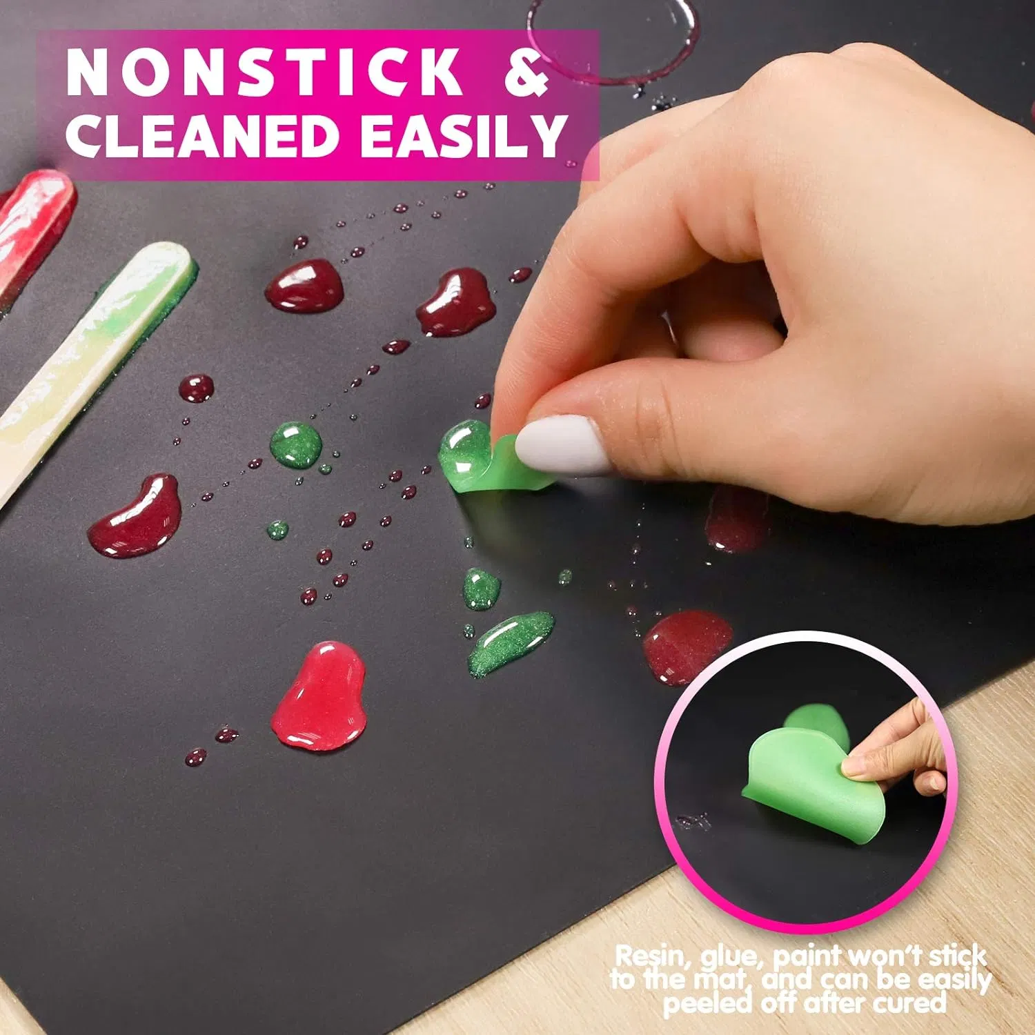 Кухонный коврик для сушки посуды, силиконовый, нескользящий