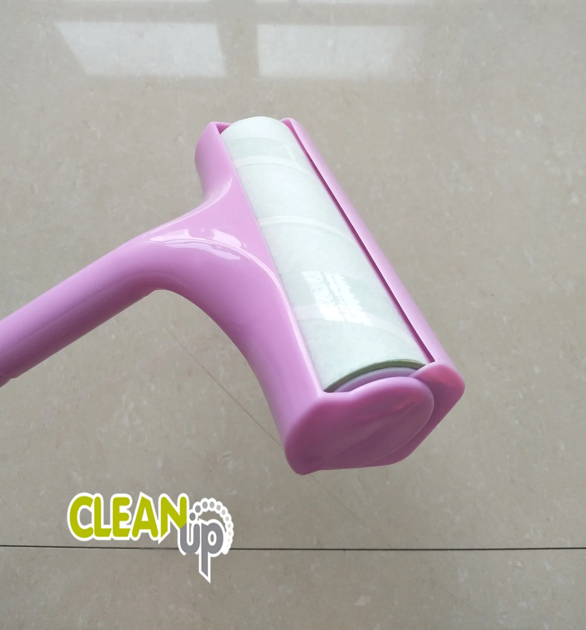 Home Use Long Handle Cleaning Floor Remover Pets Hair Paper Sticky Lint Roller
