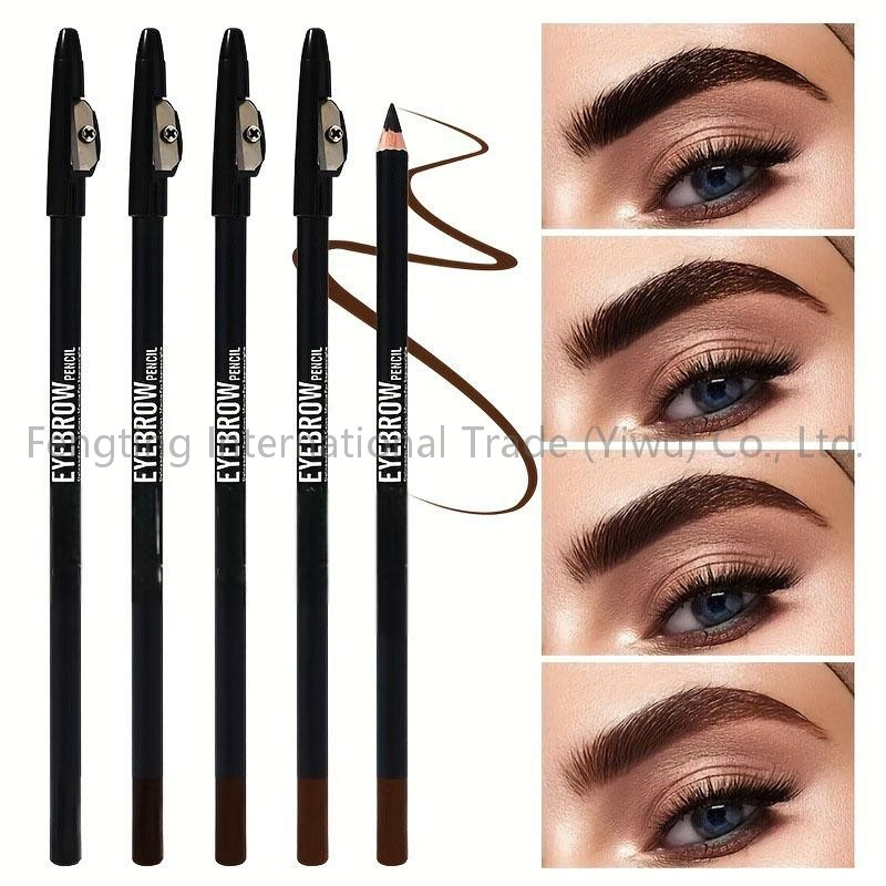 Hot Selling Waterproof Long Lasting 4 Color Sweat-Proof 3D Soft Easy Apply No Smudging for Natural-Looking Eye Pencil