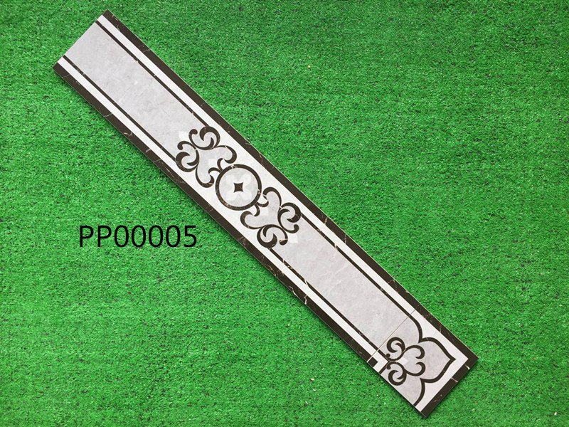 Wall Decoration Line Stone Tile with 600*40 Yellow Copy Marble
