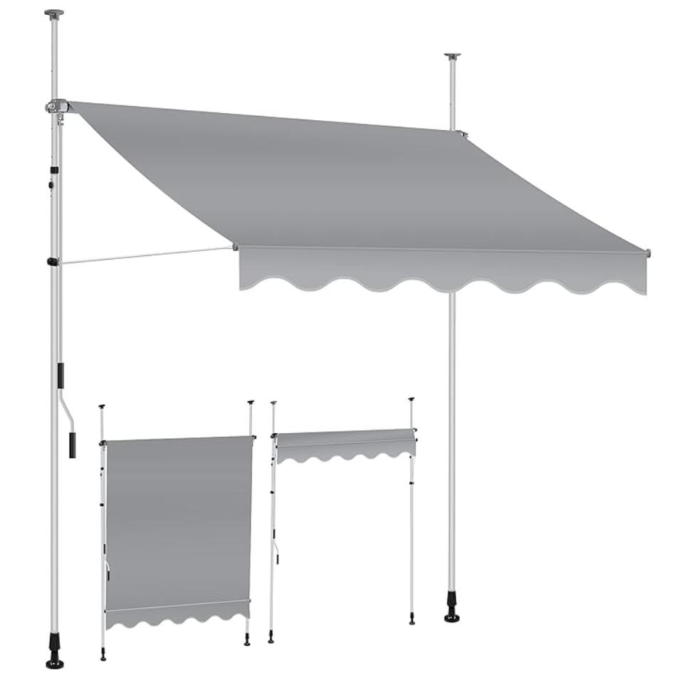 Camp Awning with Hand Crank