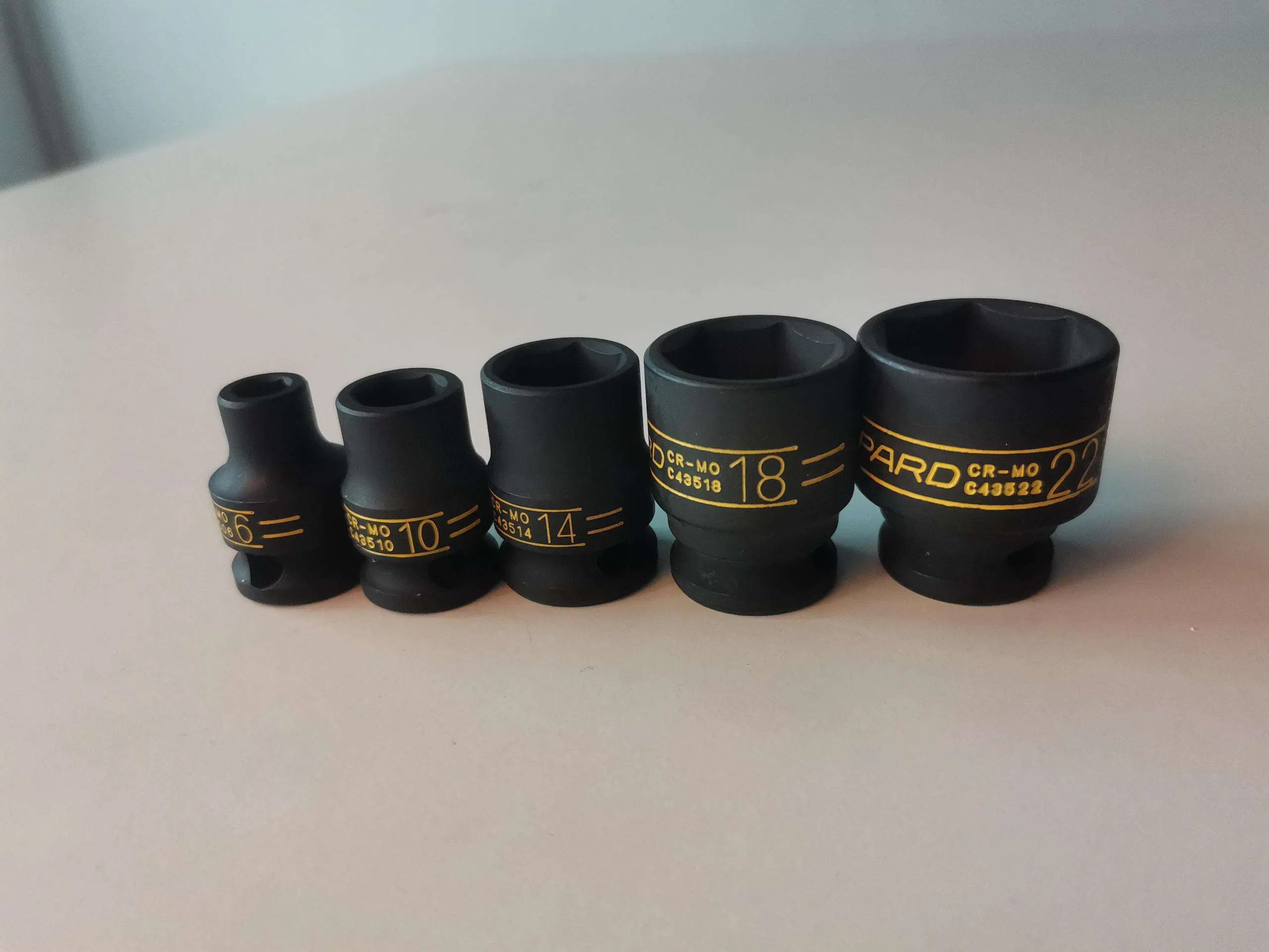 DIY Pneumatic Wrench Fitting Part 3/86-22mm Inner Hex Sleeve Socket 8-19mm Long Deep Twist Socket with OEM Customization