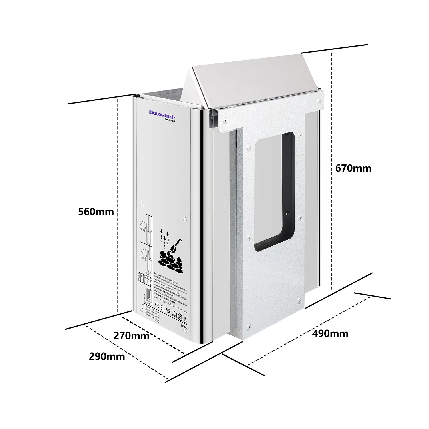 Автоматический обогреватель для сауны Dolomiti&F