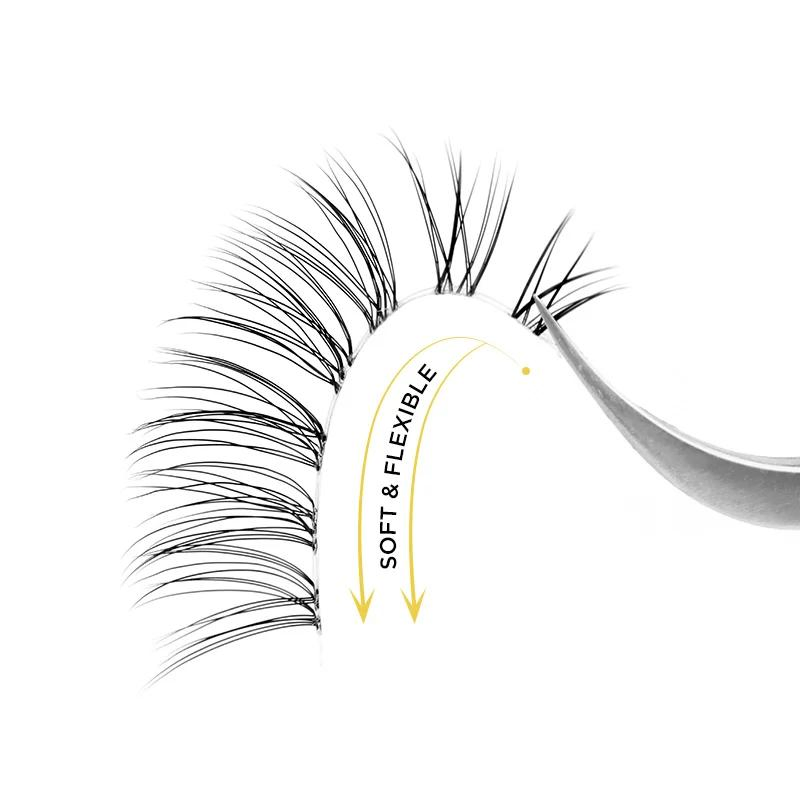 Hot Sell Cotton Band Synthetic Hair False Eyelashes DIY Fun Eyelashes