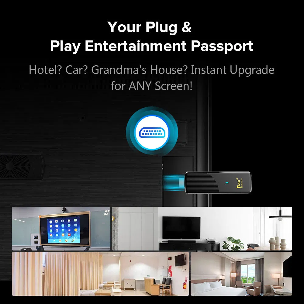 TV Stick ATV X9: Android 14, 2ГБ+16ГБ, 8K, Bluetooth 5.0