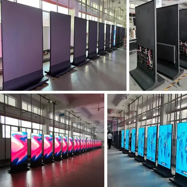 Factory Moveable Indoor P1.75 P2.19 P2.59 High Brightness Digital LED Advertising LED Poster Display Screen Billboards