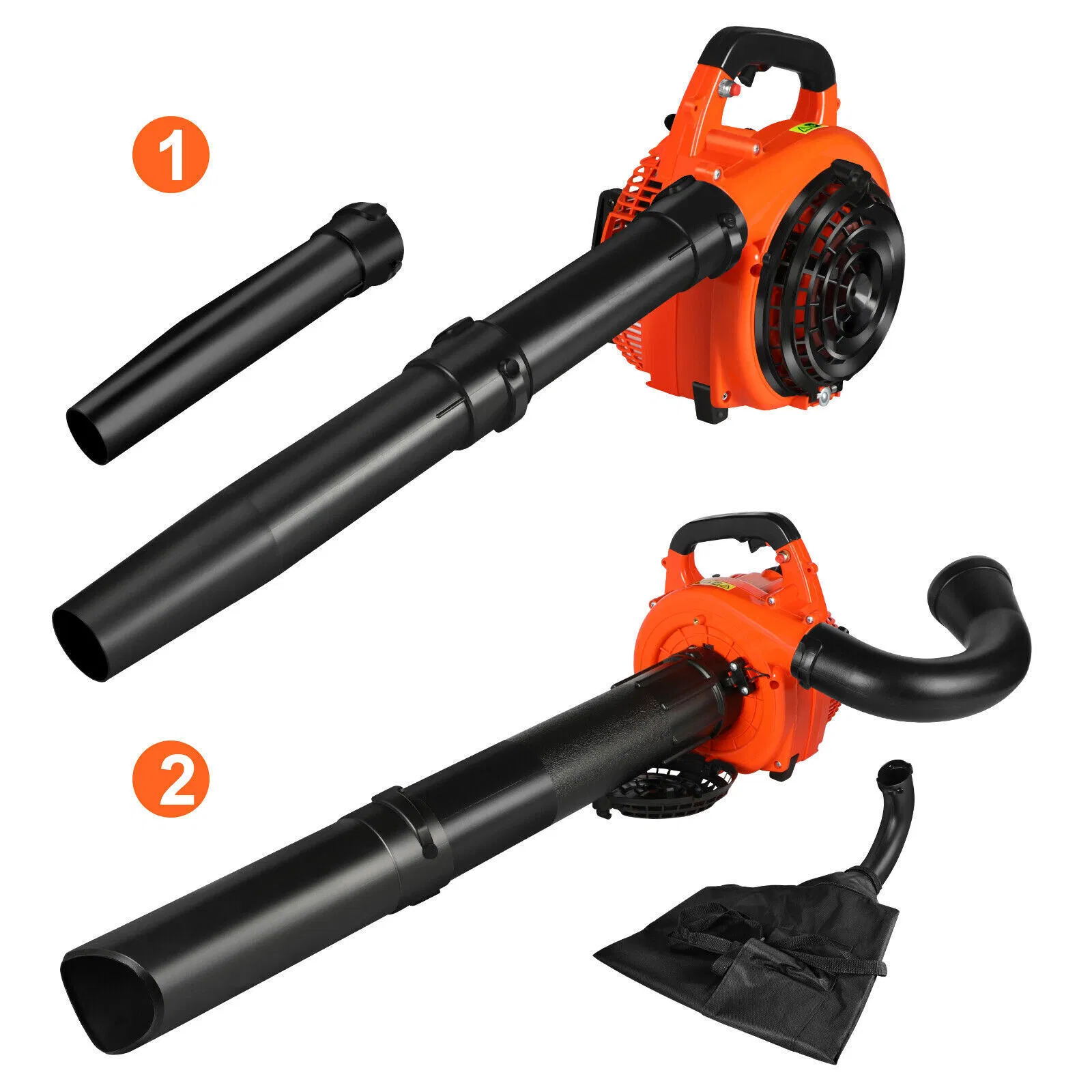 3-in-1 Gas Powered Leaf Blower Handheld Petrol Blower Vacuum Mulcher Shredder