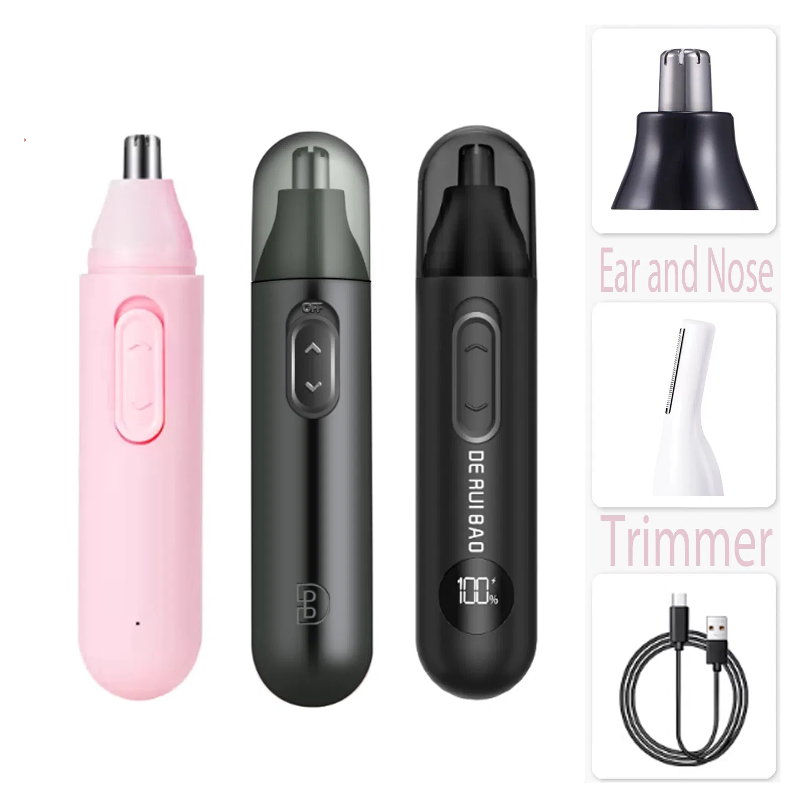 Travel Friendly Lightweight Body Shaver Ear and Nose Trimmer
