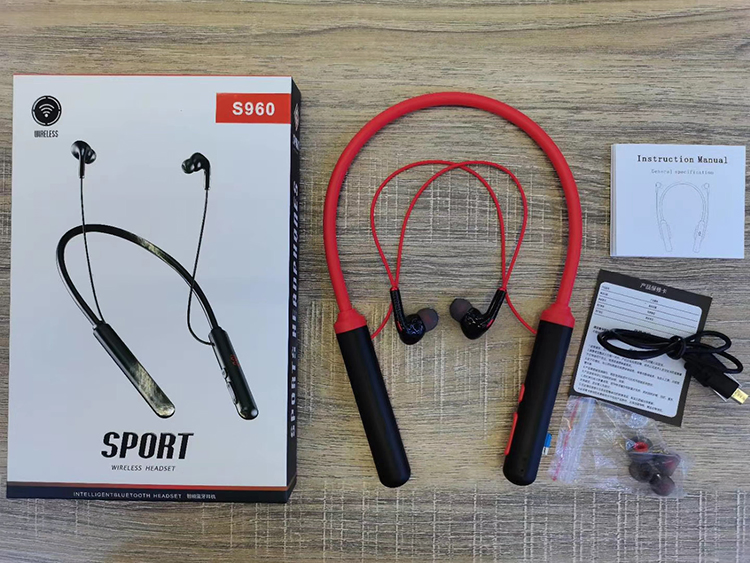 Christmas Gift Amazon Hot Sport Bluetooth Headsets Sport Eaphones S960