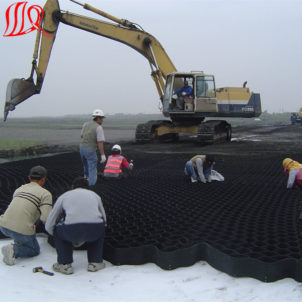 HDPE Snooth Geoweb/Geocell Used in Retaining Wall