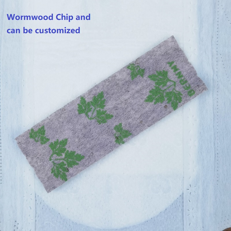 China Manufacturer Wholesale Hot Selling Herbal Wormwood Chip Ladies Winged Disposable Sanitary Napkins / Sanitary Pads / Sanitary Towels for Day and Night Use