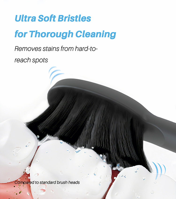 Customizable LED Whitening Electric Toothbrush with 4 Modes