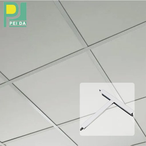 Peida Gold Flat Ceiling T-Grids Suspended