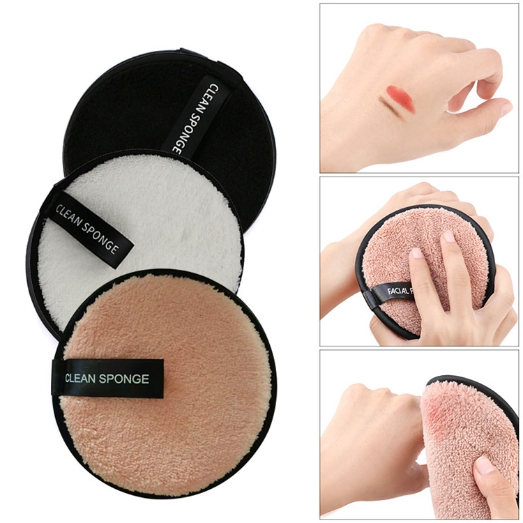 Custom Eco Friendly Reusable Microfibre Makeup Eraser Remover Washable Makeup Remover Pads