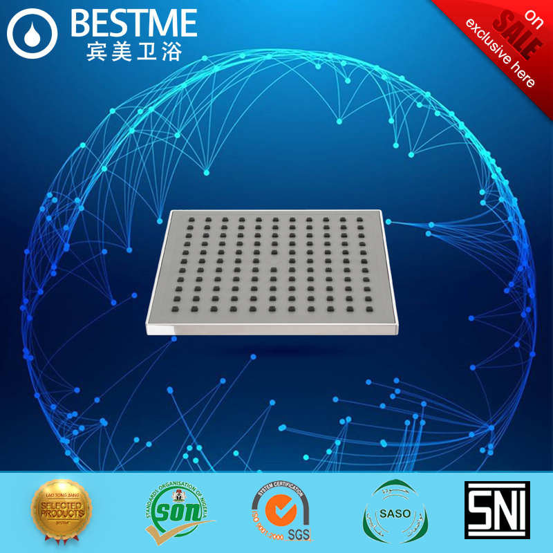 Round Shape Chrome Color ABS Rain Shower Head (BF-M005)