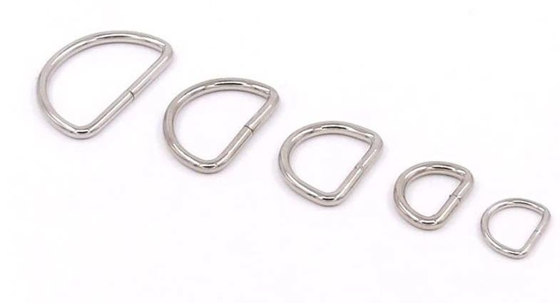Futeng Stainless Steel D-Ring Buckle Metal D Ring for Bag Hardware Accessories