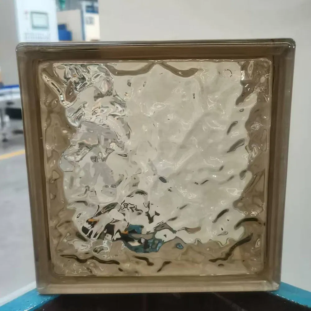 Red/Blue/Green/Gradient/Yellow Color Artistic Glass Bricks for Unique Building Decoration in Various Sizes