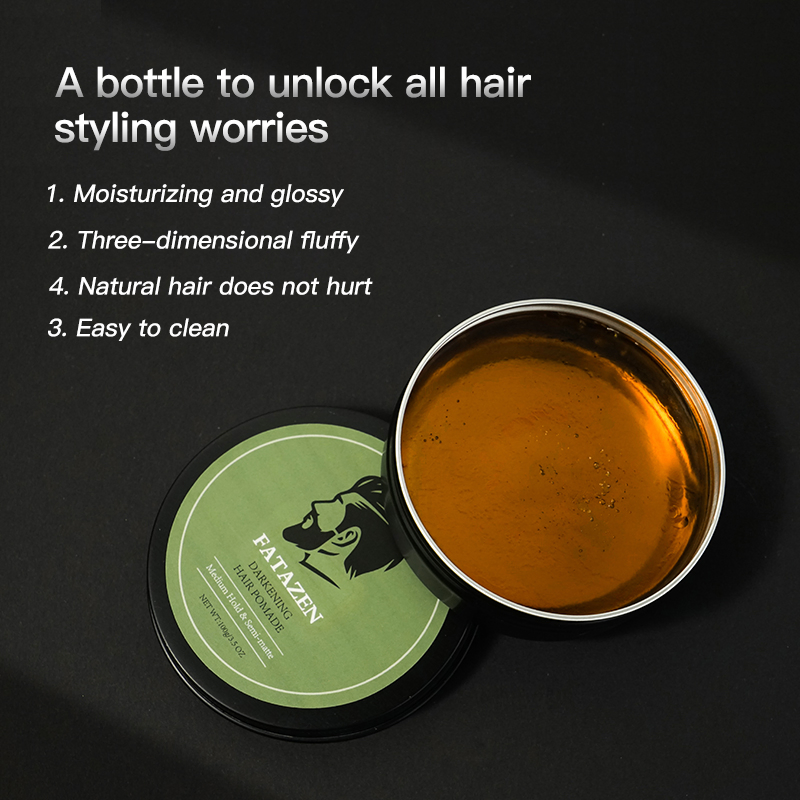 Natural Fluffy Shape Hair Style Lasting Non-Greasy Men's Hair Wax Cream