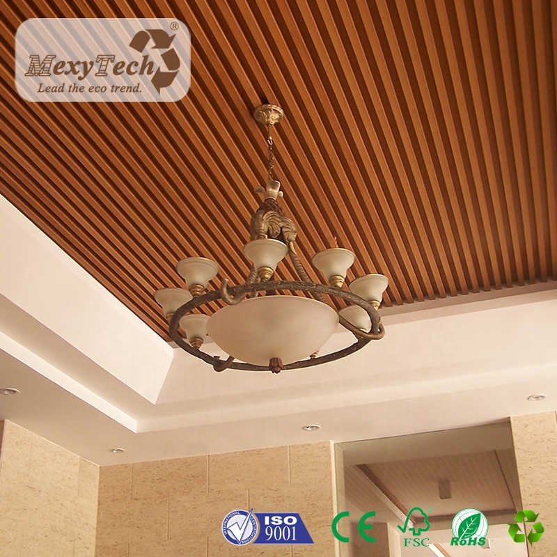 Decoration Indoor Aluminum PVC WPC Material Wooden Ceiling