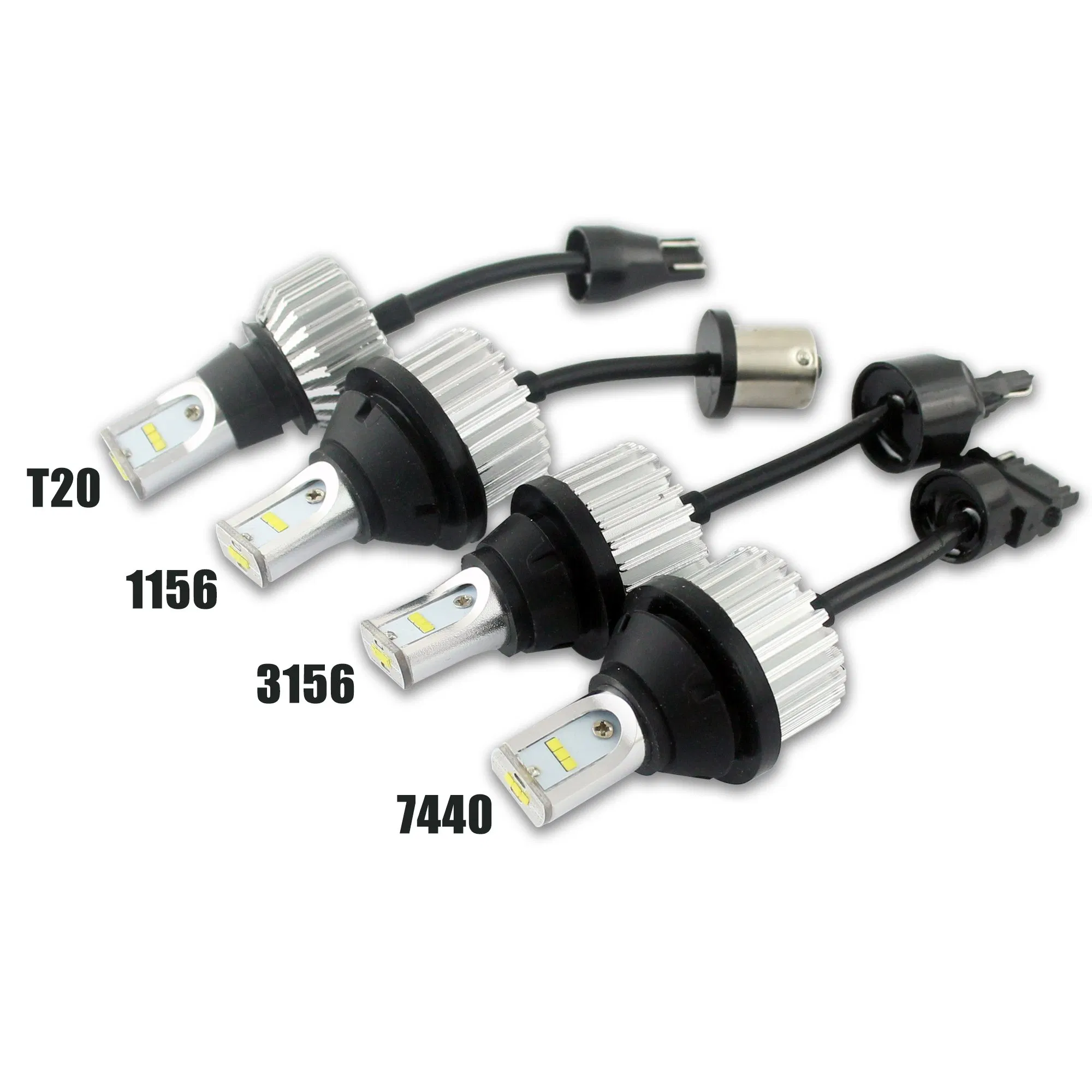 Светодиодная лампа 1156 для поворотников и заднего хода, 45W