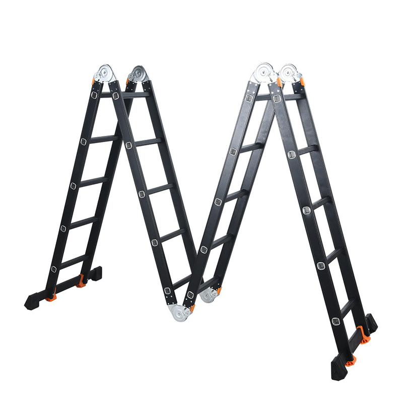 Portable and Retractable Easy Storage Adjustable Height Ladder