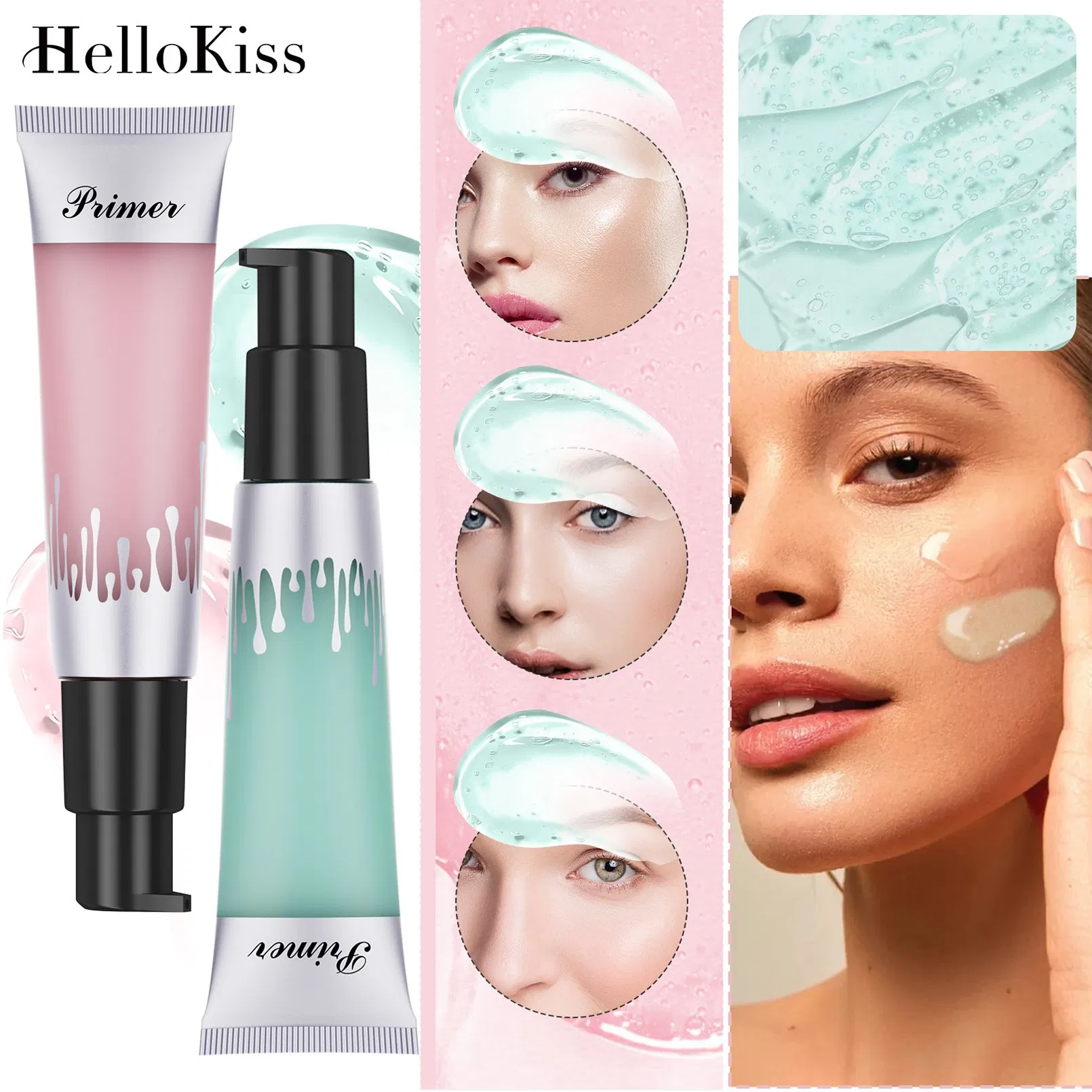 High Quality Makeup Base Brightening Face Primer Natural Repair Moisturizing Primer Gel