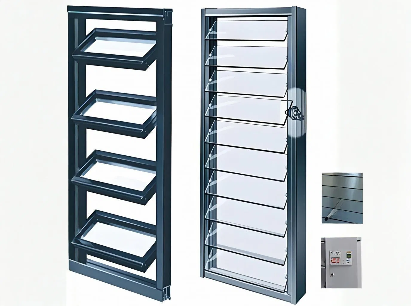 Obscure Louver Glass Decorative Glass