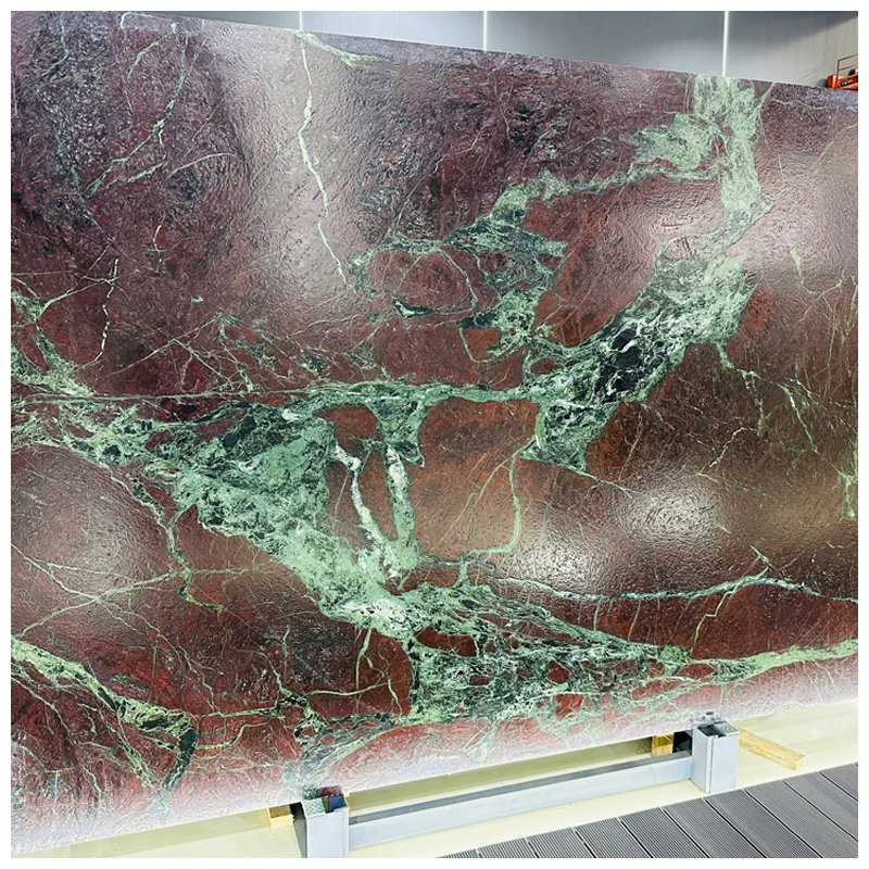 Moulin Rouge Dark Red Quartzite Slabs for Countertops and Tables