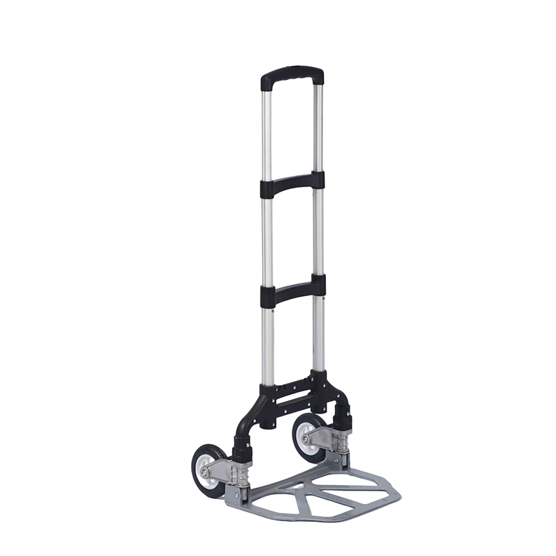 Foldable Aluminum Hand Trolley with Red Color