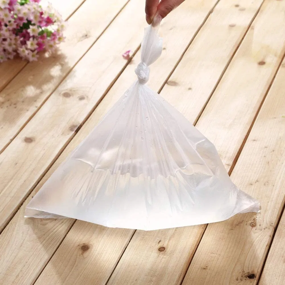 Transparent HDPE Food Packaging Plastic Flat Bag Produce Bag on a Roll Food Storage Fresh Bags for Fruits Vegetable Bread