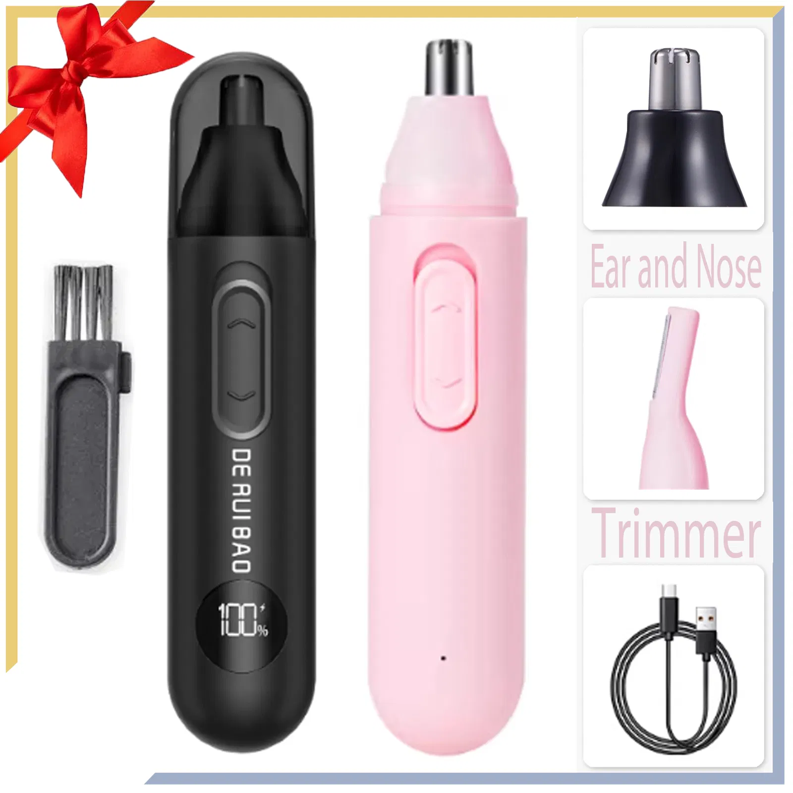 Professional Barber Grade Precision Nose Hair Trimmer