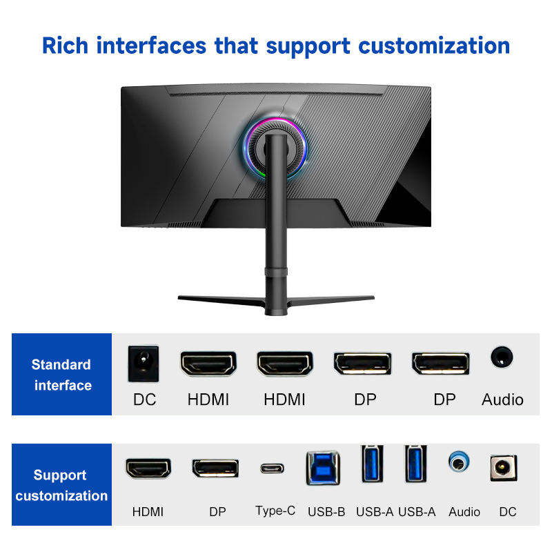 Игровой монитор 32-34 дюйма 4K OLED, 165Гц, изогнутый