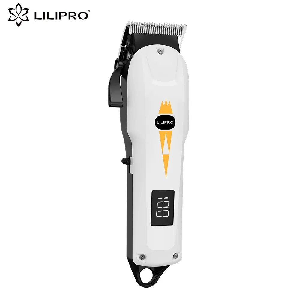 Lilipro L20 Hair Clippers for Men Professional Barber Clippers for Hair Cutting & Grooming Kit Rechargeable Beard Trimmer with LED Display