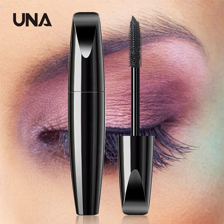 4D Custom Logo Mascara with Waterproof Long-Lasting Curling Lengthening Volumizing Liquid Formula Makeup for Long Lashed Eyes