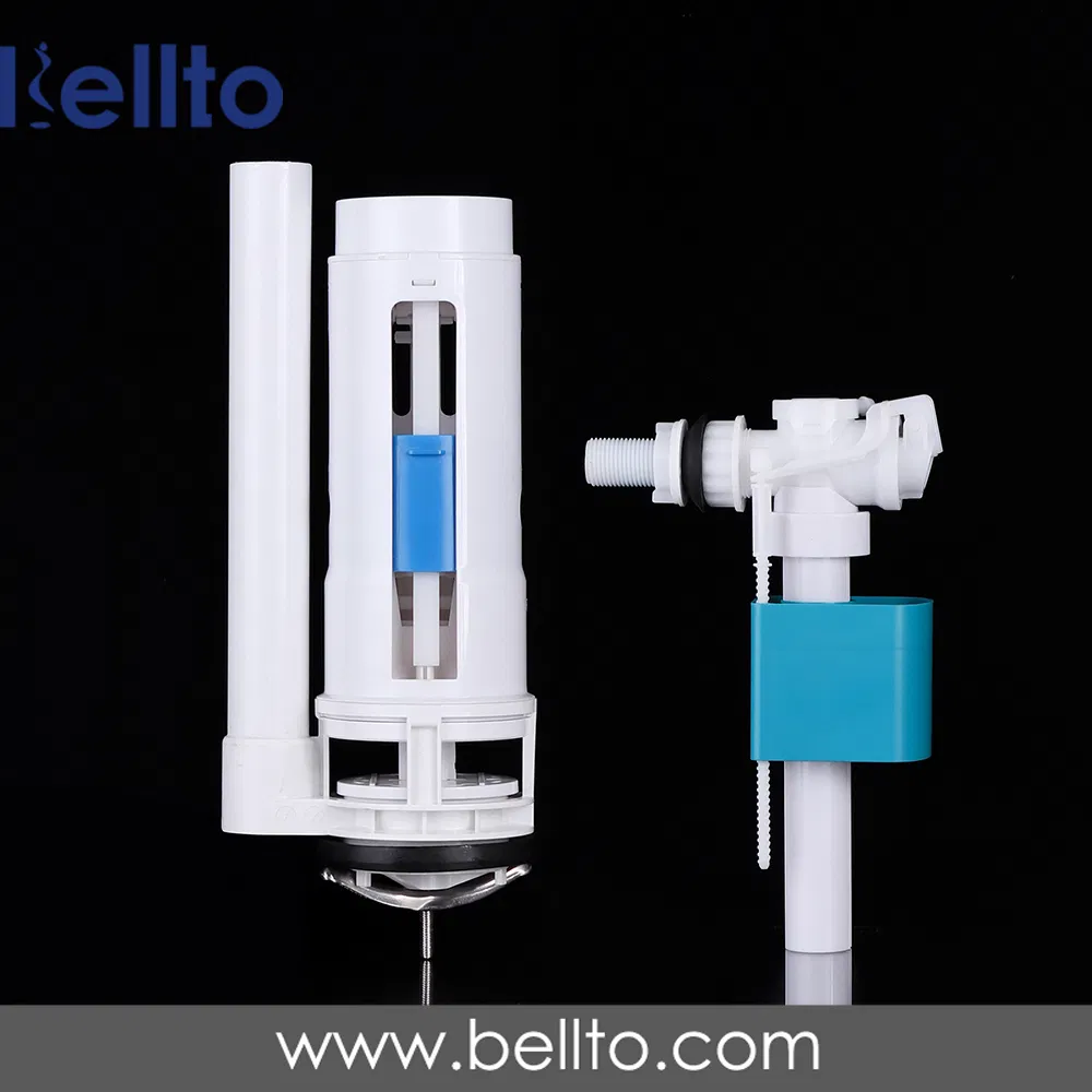 wire/cable control toilet flush valve dual flush toilet side fill valve
