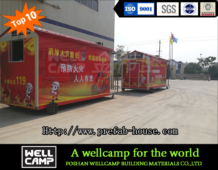 Wellcamp Fully Equipped Trailer / Portable Cabin with Slope Roof