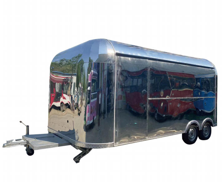 Trendy 220V Night Market Commercial Mobile Food Cart for Milk Tea and Coffee Stall Street Scene Shop Cart for Entrepreneurship