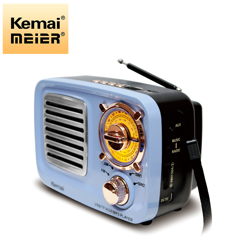 2024 New Bluetooth Speaker Retro Mini-Portable Audio Pluggable Radio Wireless Computer