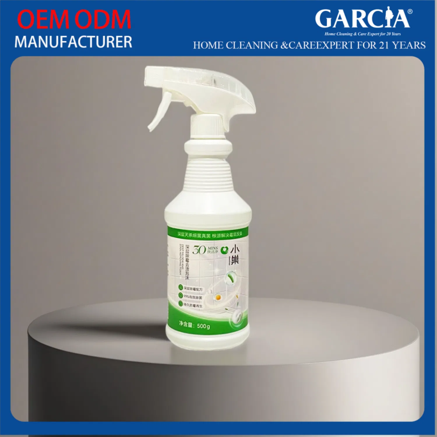 Advanced Mold Treatment Spray for Strong Water Stain and Dirt Removal