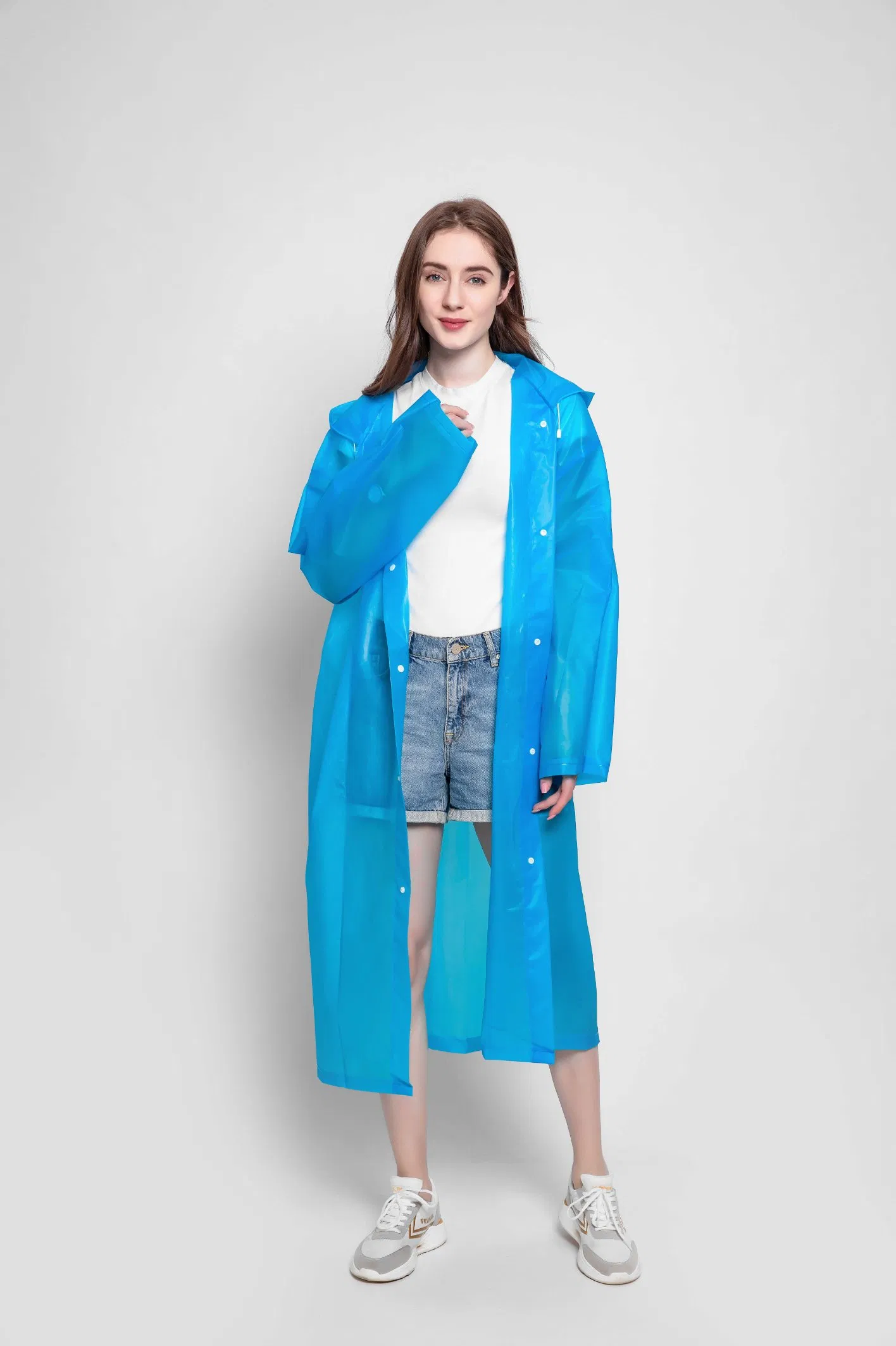 EVA Poncho Cheap Raincoat with Customized Logo