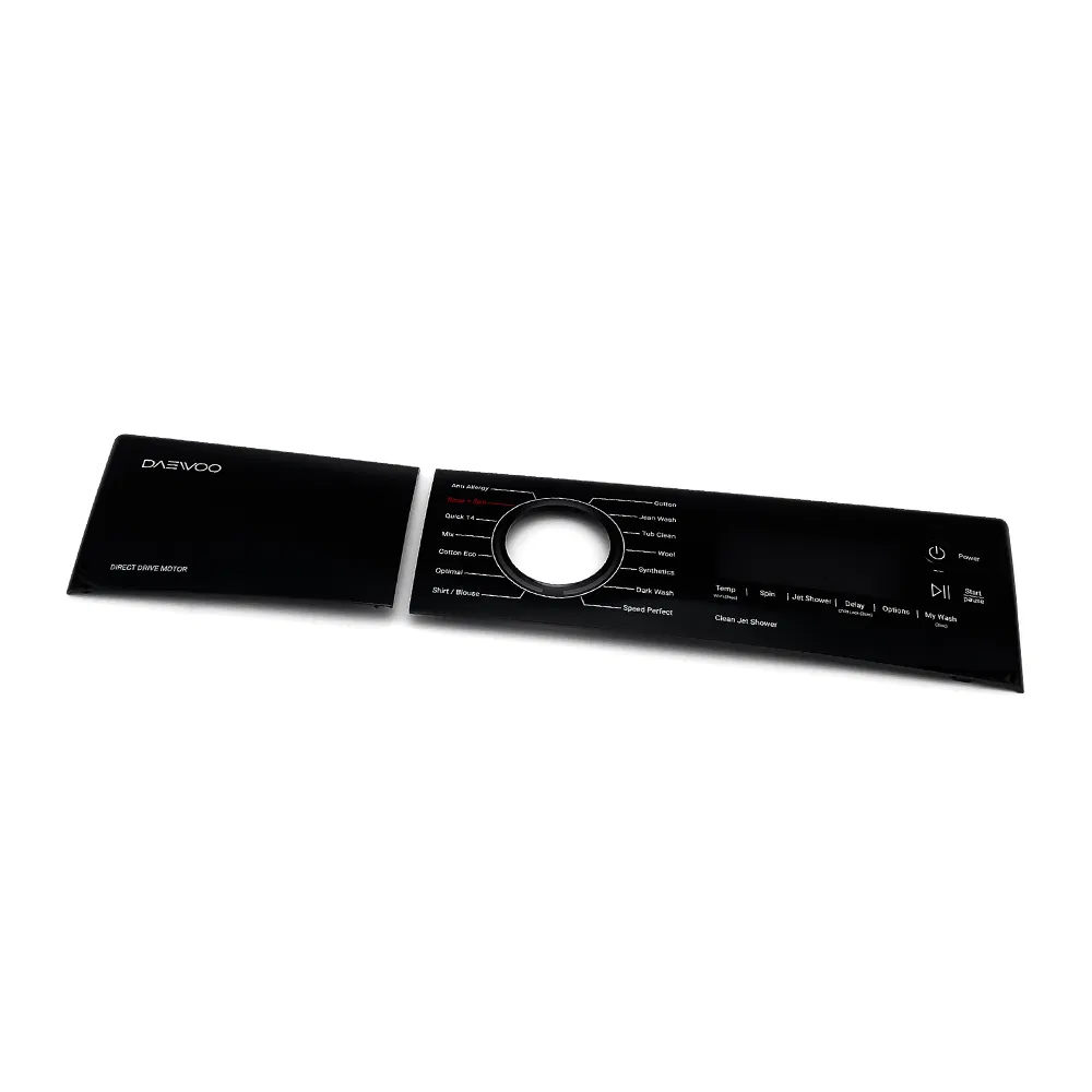 Custom Control Panel for Washing Machine Operation Settings